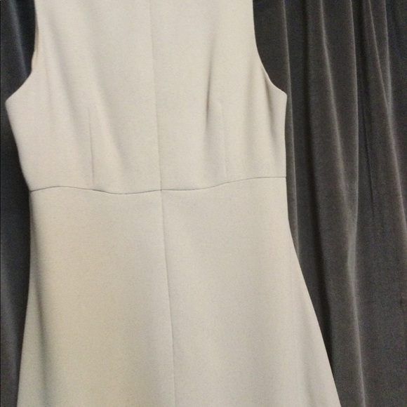 Full length Nicole Milller beige/nude crepe dress - Picture 4 of 7
